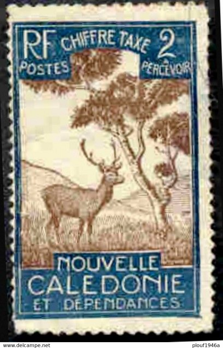 Pays : 355 (Nouvelle-Calédonie : Colonie Française)  Yvert Et Tellier N° : Tx   26 (o) - Timbres-taxe