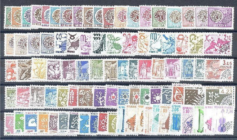 FRANCE - PRECANCEL STAMPS - GROUP 1964-1990,  NEVER HINGED **! - Collections