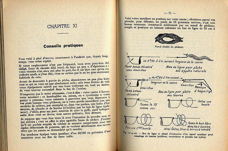 LE LANCER LEGER EN MER   -  106 PAGES  -  QUELQUES  ILLUSTRATIONS  -  1972 - Chasse/Pêche