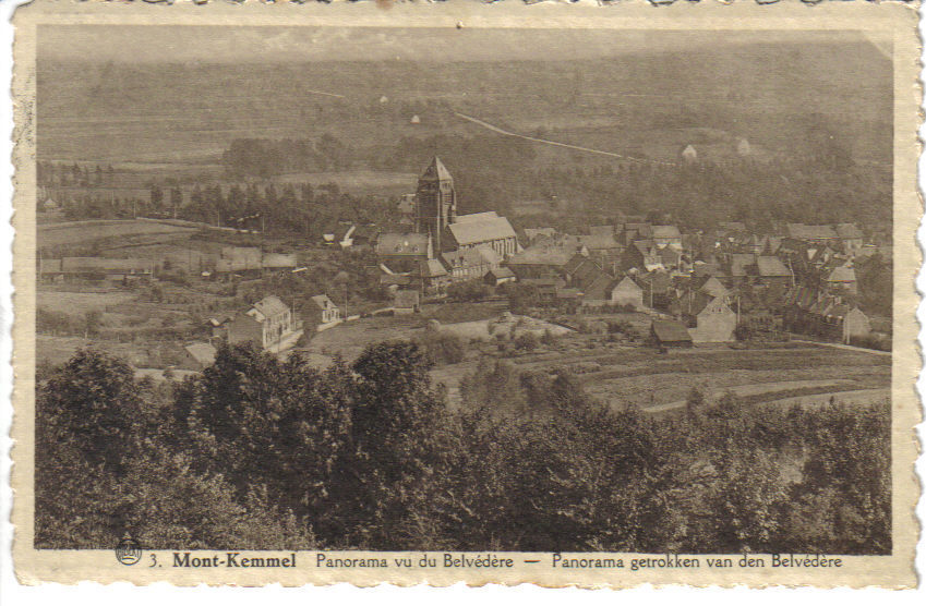 Mont-KEMMEL  - Panorama Getrokken Van Den Belvédère - Heuvelland