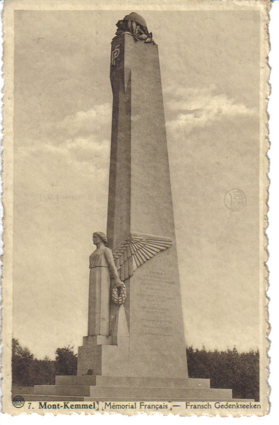 Mont-KEMMEL  - Mémorial Français - Fransch Gedenkteken - Heuvelland