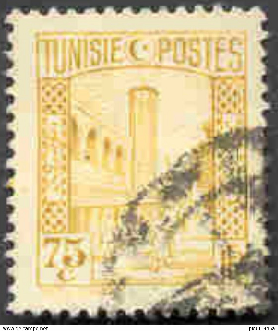 Pays : 486  (Tunisie : Régence)  Yvert Et Tellier N° :   172 (o) - Usati