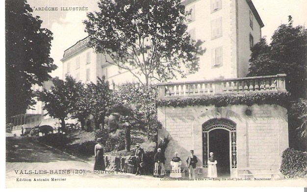 07  VALS LES BAINS   SOURCE PAULINE ET CONSTANTINE    N° 504 - Vals Les Bains