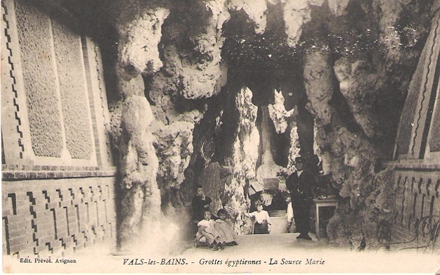 07  VALS LES BAINS   GROTTES EGYPTIENNES LA SOURCE MARIE    N° 506 - Vals Les Bains