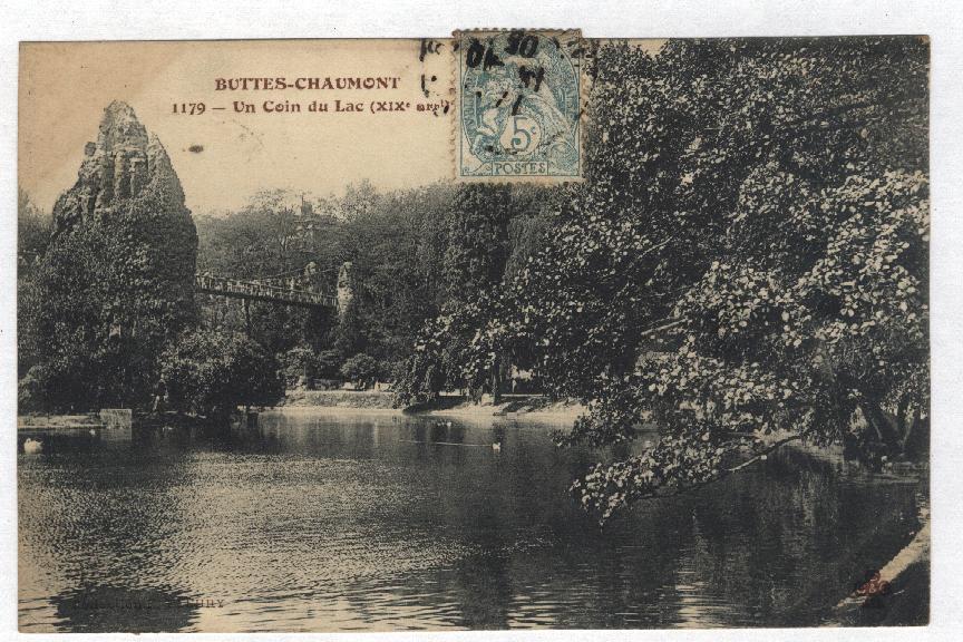 1179 - BUTTES-CHAUMONT  --  Un Coin Du Lac - District 19