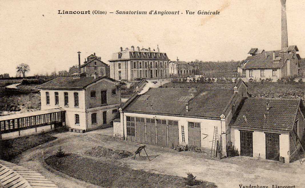 60 LIANCOURT Sanatorium D´Angicourt, Vue Générale, Ed Vandenhove, 191? - Liancourt