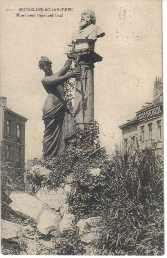 SCHAERBEEK   Monument Emanuel Hiel - Schaarbeek - Schaerbeek