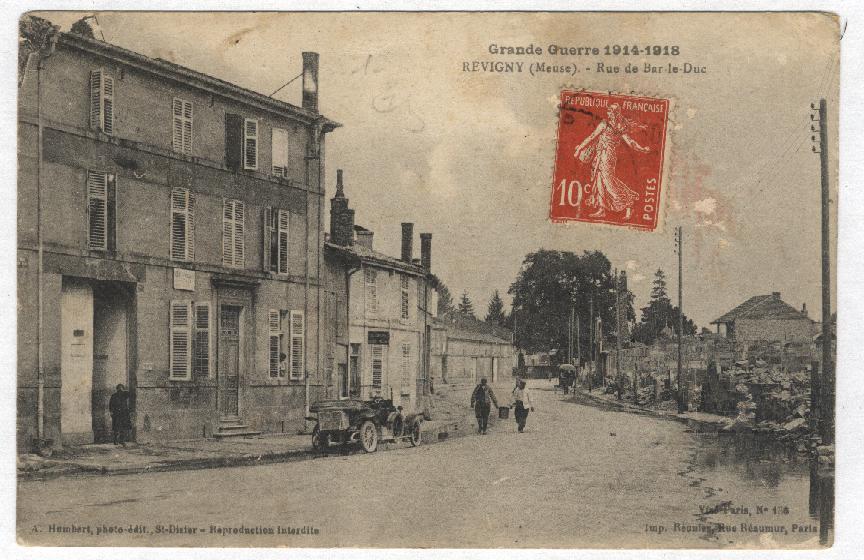 Grande Guerre 1914/18  --  REVIGNY  - Rue De Bar-le-Duc - Revigny Sur Ornain