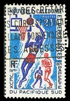 Nouvelle Calédonie-O (Y/T No, 376 - Jeux Du Pacifique) (o) - Used Stamps