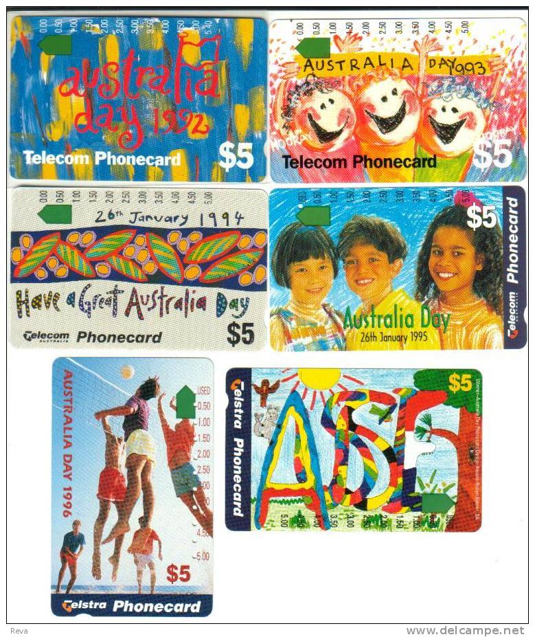 AUSTRALIA  $5  FIRST AUSTRALIA DAY 1992  CELEBRATION CARD ABSTRACT ART AUS-047 SPECIAL PRICE !!  MINT  READ DESCRIPTION! - Australie