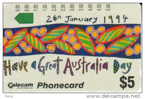 AUSTRALIA $5 AUSTRALIA  DAY 1994 ABORIGINAL DESIGN  AUS-095 SPECIAL PRICE MINT !!READ DESCRIPTION !! - Australia