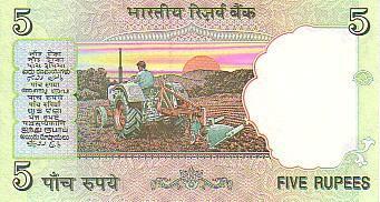 INDE   5 Rupees Non Daté (2002)   Pick 88Aa   *****BILLET  NEUF***** - Indien