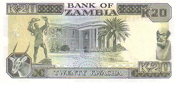 ZAMBIE   20 Kwacha   Non Daté (1989-1991)   Pick 32b  Signature 9    *****BILLET  NEUF***** - Zambie