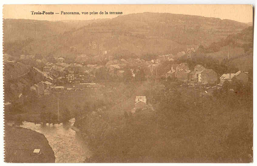 4239 - TROIS - PONTS  -  Panorama, Vue Prise De La Terrasse - Trois-Ponts
