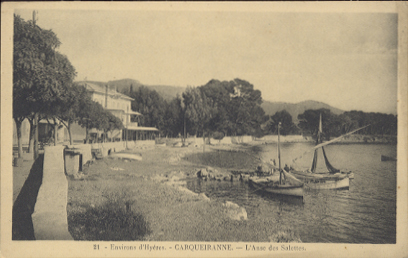 Carqueiranne  L'anse Des Salettes Bateau De Pêche ,animée - Carqueiranne