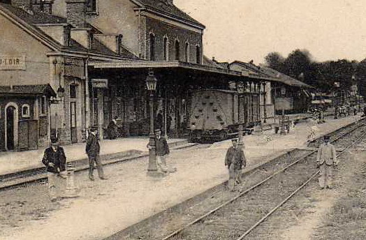 72 CHATEAU DU LOIR Gare, Intérieur, Quais, Animée, Ed Moriceau, 1916 - Chateau Du Loir