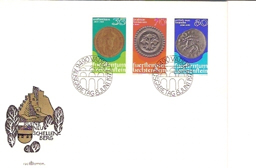 MONNAIES / FDC/  LIECHTENSTEIN 1978  / Lot De  2 Enveloppes Série Complète. / 2 SCANS / FAIRE OFFRE !!!!! - Coins