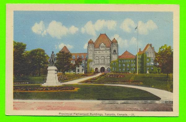 TORONTO,ONTARIO - PROVINCIAL PARLIAMENT BUILDINGS - PECO - - Toronto