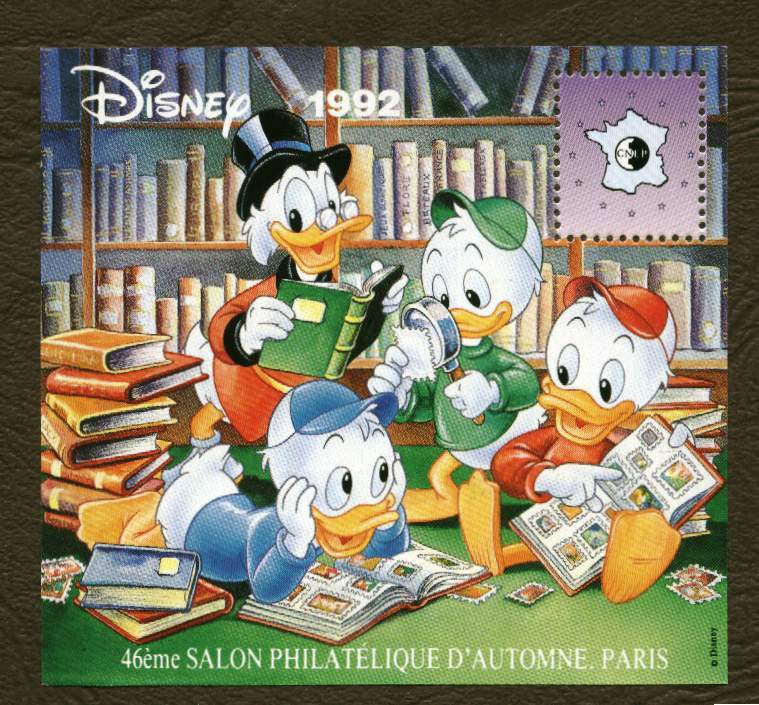 France . Bloc CNEP  - N° 16**   Disney 1992 - CNEP