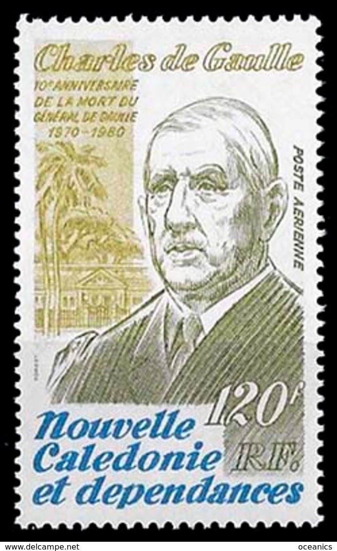 Nouvelle Calédonie-O (Y/T No, PA-208 - Charles De Gaule) (o) - Oblitérés
