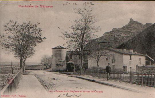 CPA De SAINT PERAY - Fermes De La Beylesse Et Ruines De Crussol. - Saint Péray