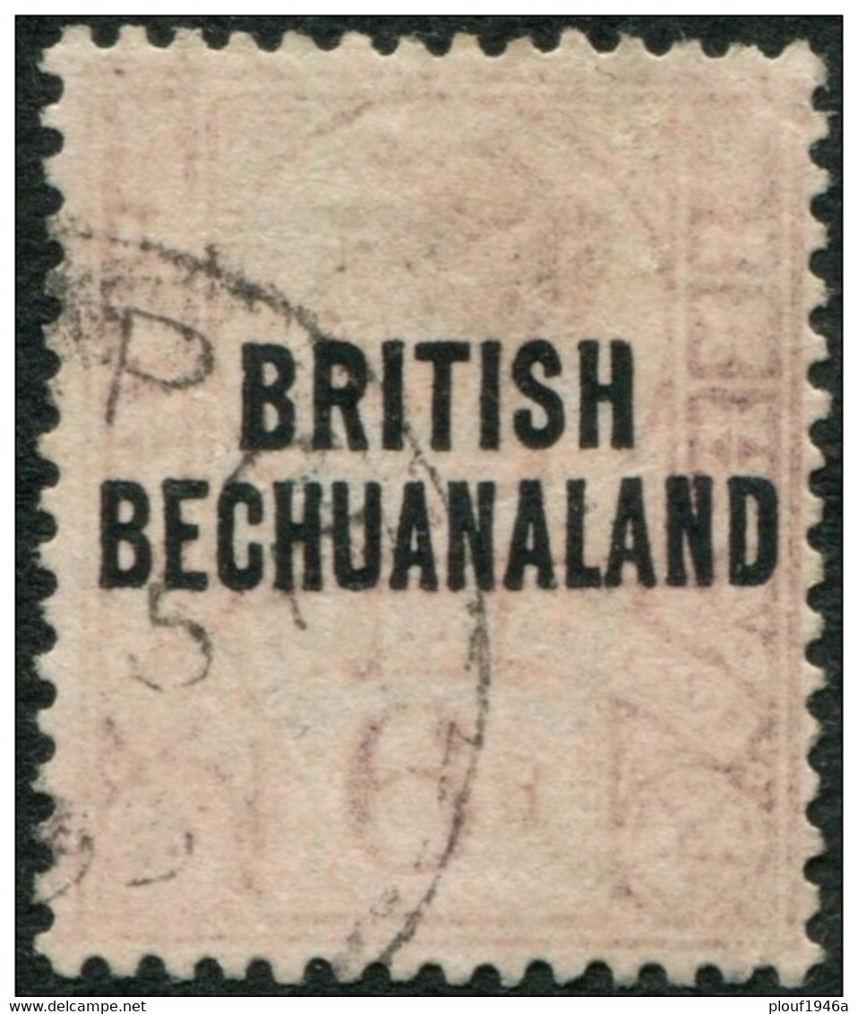 Pays :  59 (Bechuanaland : Colonie Britannique)  Yvert Et Tellier N° :   34 (o) ; SG GB-BE 36 - 1885-1895 Colonie Britannique