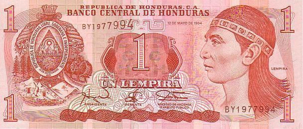 HONDURAS   1 Lempira   Daté Du 12-05-1994    Pick 76a     ******BILLET  NEUF****** - Honduras