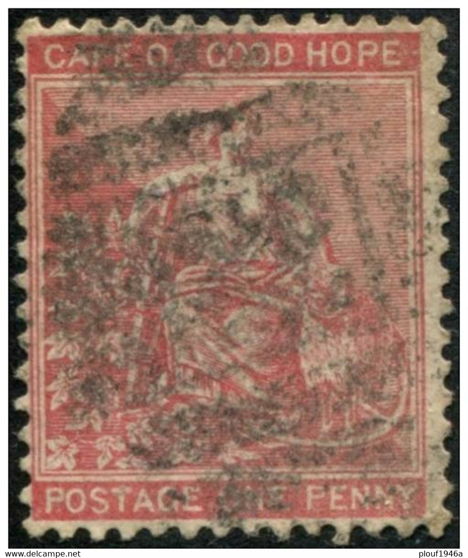 Pays :  86 (Cap De Bonne Espérance : Colonie Britannique)  Yvert Et Tellier N° :   14 (o) - Cape Of Good Hope (1853-1904)