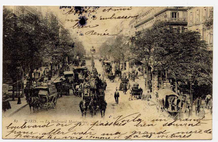 21 - Boulevard Montmartre (belle Animation - 1903) - District 02
