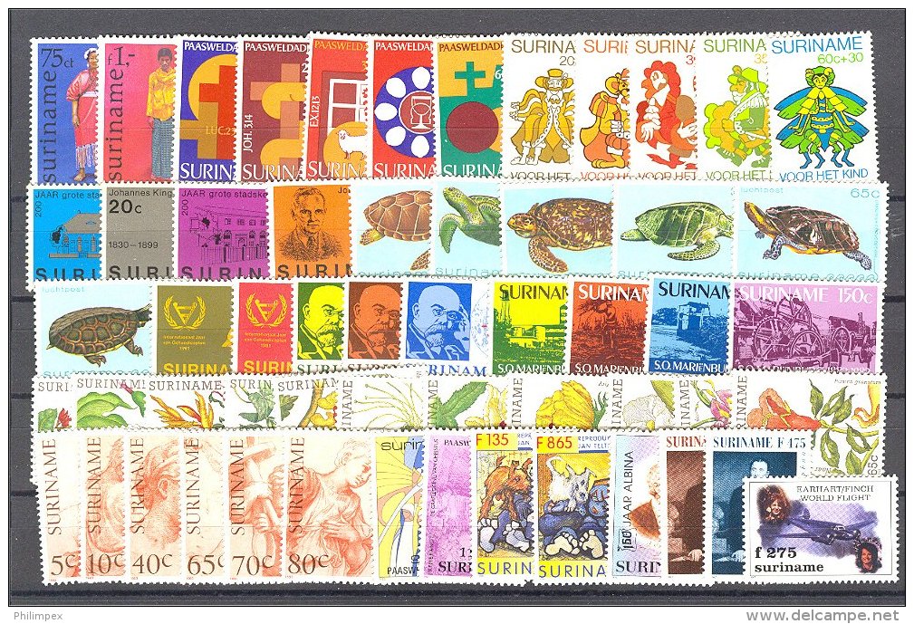 SURINAM, SUPERB COLLECTION - NEVER HINGED **!