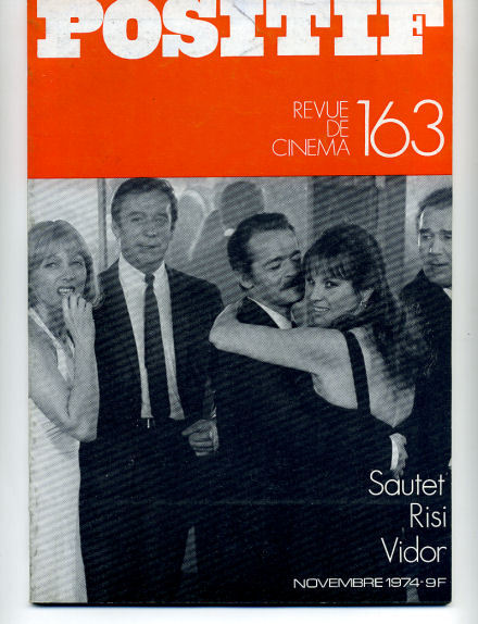 Cinéma, Sautet, Risi, Vidor, 1974 - Cinéma