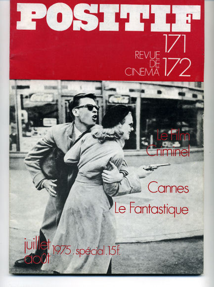 Cinéma,   Numéro Spécial Le Film Criminel, Cannes, Le Fantastique, 1975 - Cinéma