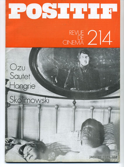 Cinéma, Ozu, Sautet, Hongrie, Skolimowski, 1979 - Cinéma