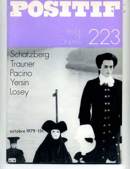 Cinéma, Schatzberg, Trauner, Pacino, Yersin, Losey, 1979 - Cinéma