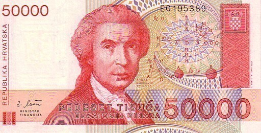CROATIE   50 000 Dinara   Daté Du 30-05-1993    Pick 26a     ***** BILLET  NEUF ***** - Kroatien