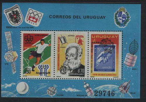 URUGUAY  World Cup-78+Olympic Games-76+space +UPU S/S MNH  Cat-55 Eur - Autres & Non Classés