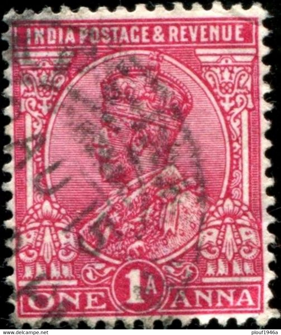 Pays : 230,3 (Inde Anglaise : Empire)  Yvert Et Tellier N° :   77 (o) - 1911-35 King George V