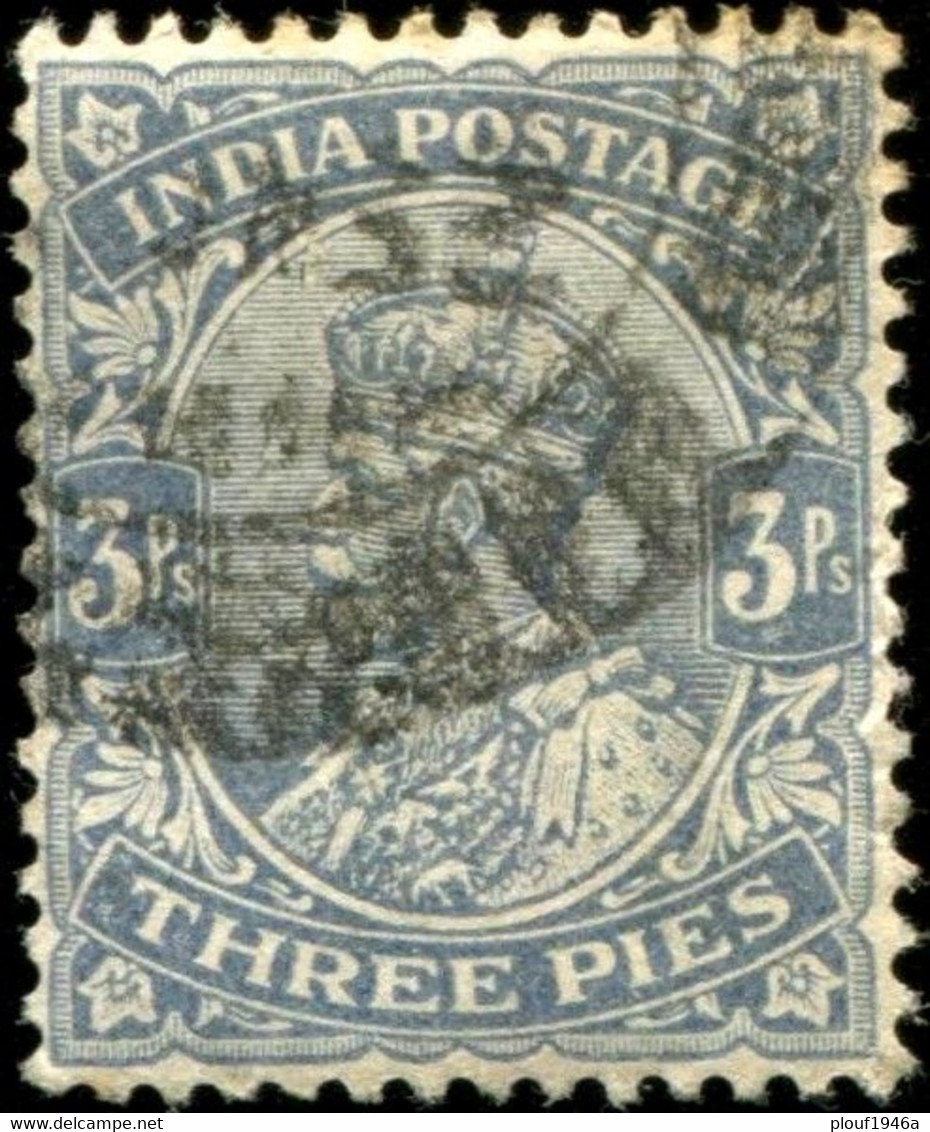 Pays : 230,3 (Inde Anglaise : Empire)  Yvert Et Tellier N° :   79  (o) - 1911-35 King George V