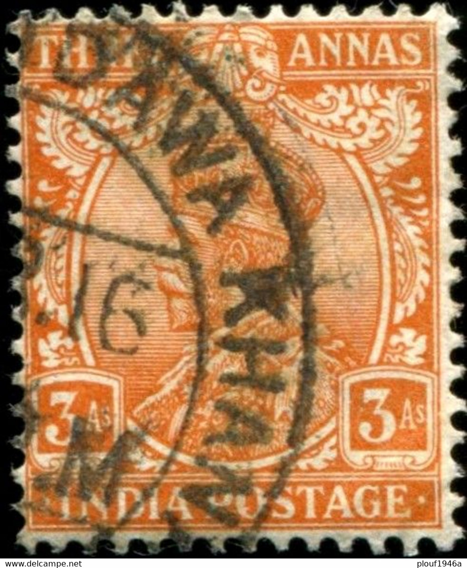 Pays : 230,3 (Inde Anglaise : Empire)  Yvert Et Tellier N° :   85 (o) - 1911-35 Koning George V