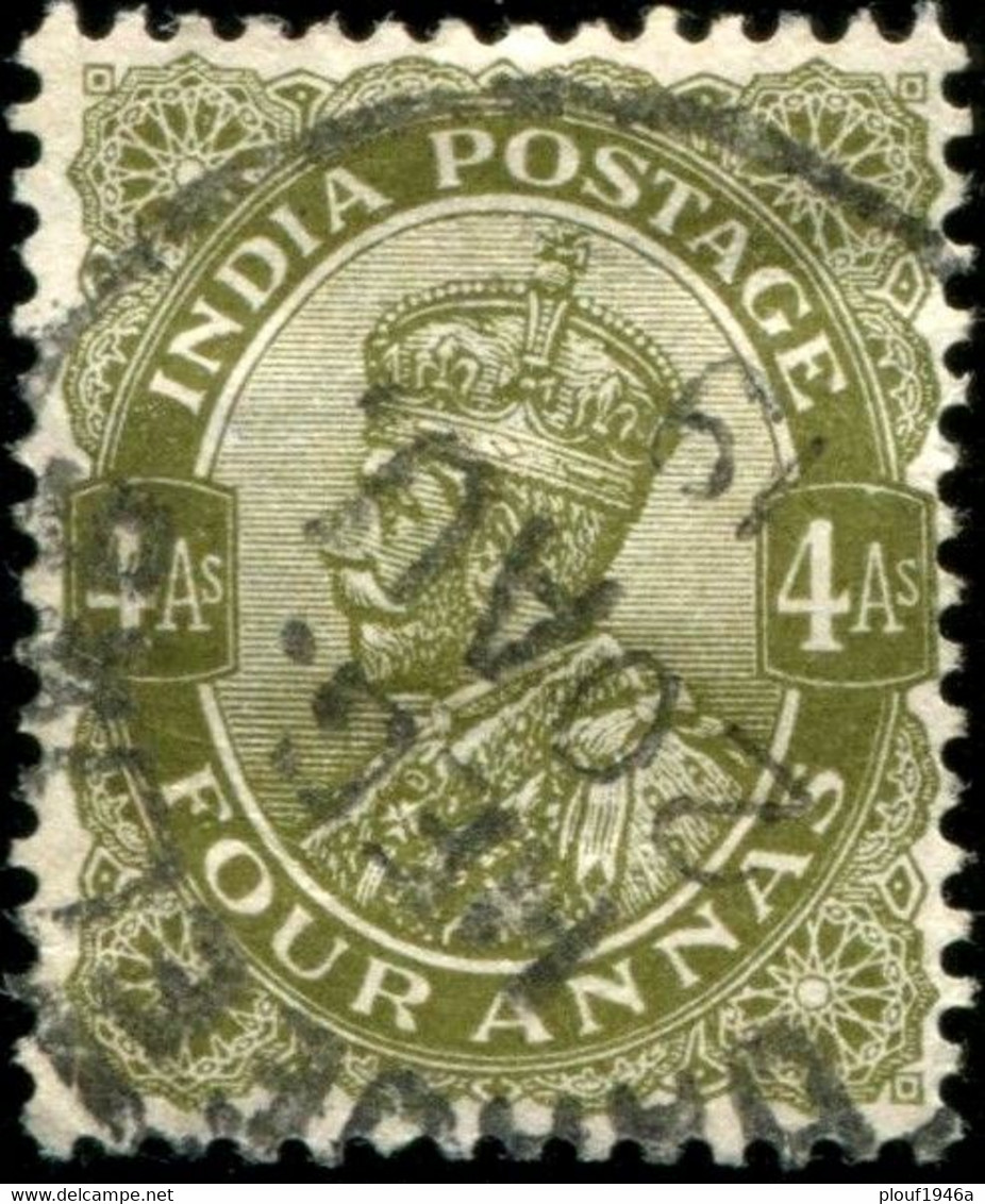 Pays : 230,3 (Inde Anglaise : Empire)  Yvert Et Tellier N° :   87 (o) - 1911-35 Roi Georges V
