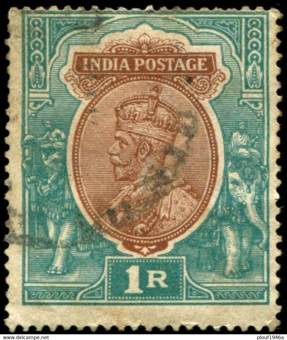 Pays : 230,3 (Inde Anglaise : Empire)  Yvert Et Tellier N° :   91 (o) - 1911-35  George V