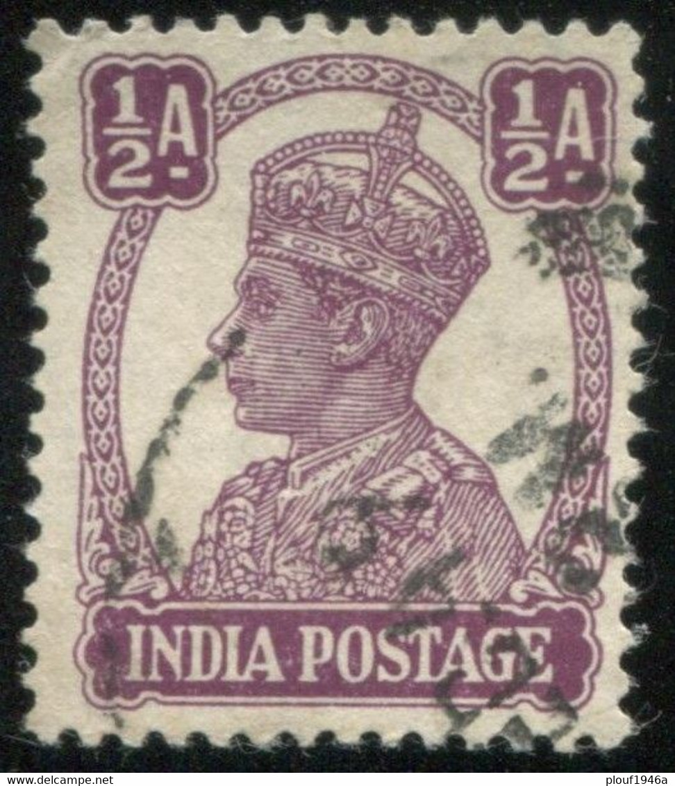 Pays : 230,3 (Inde Anglaise : Empire)  Yvert Et Tellier N° :  162 (o) - 1936-47 King George VI