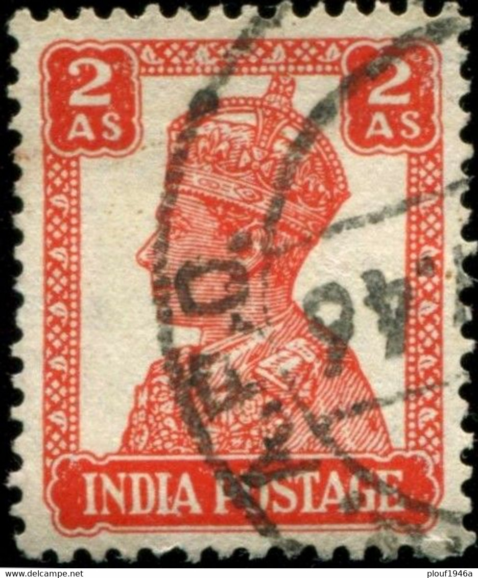 Pays : 230,3 (Inde Anglaise : Empire)  Yvert Et Tellier N° :  167 (o) - 1936-47 Roi Georges VI