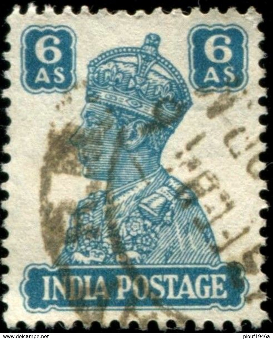 Pays : 230,3 (Inde Anglaise : Empire)  Yvert Et Tellier N° :  171 (o) - 1936-47 Koning George VI