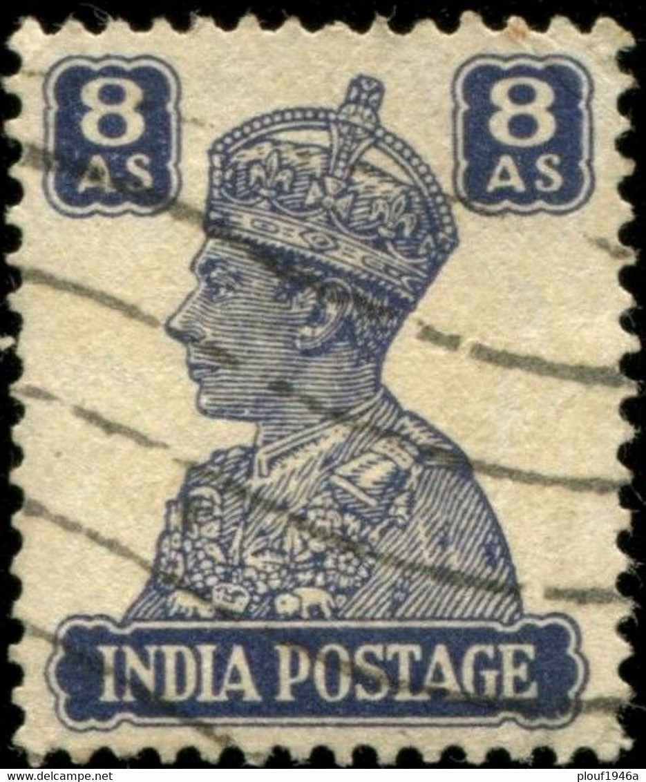 Pays : 230,3 (Inde Anglaise : Empire)  Yvert Et Tellier N° :  172 (o) - 1936-47 Koning George VI