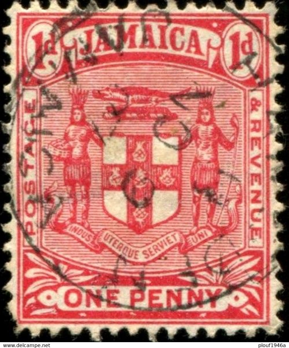 Pays : 252 (Jamaïque : Colonie Britannique)  Yvert Et Tellier N° :     43 (o) - Giamaica (...-1961)