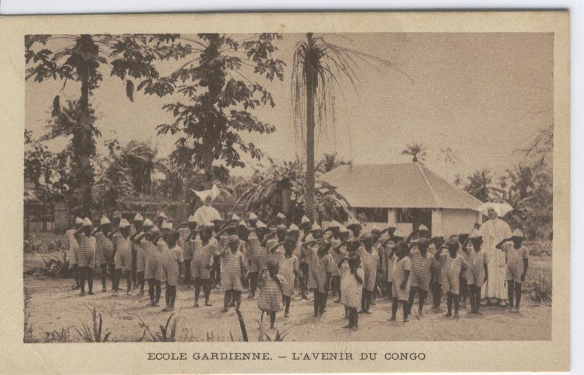 ECOLE  GARDIENNE.  L'AVENIR DU CONGO - Congo Belge