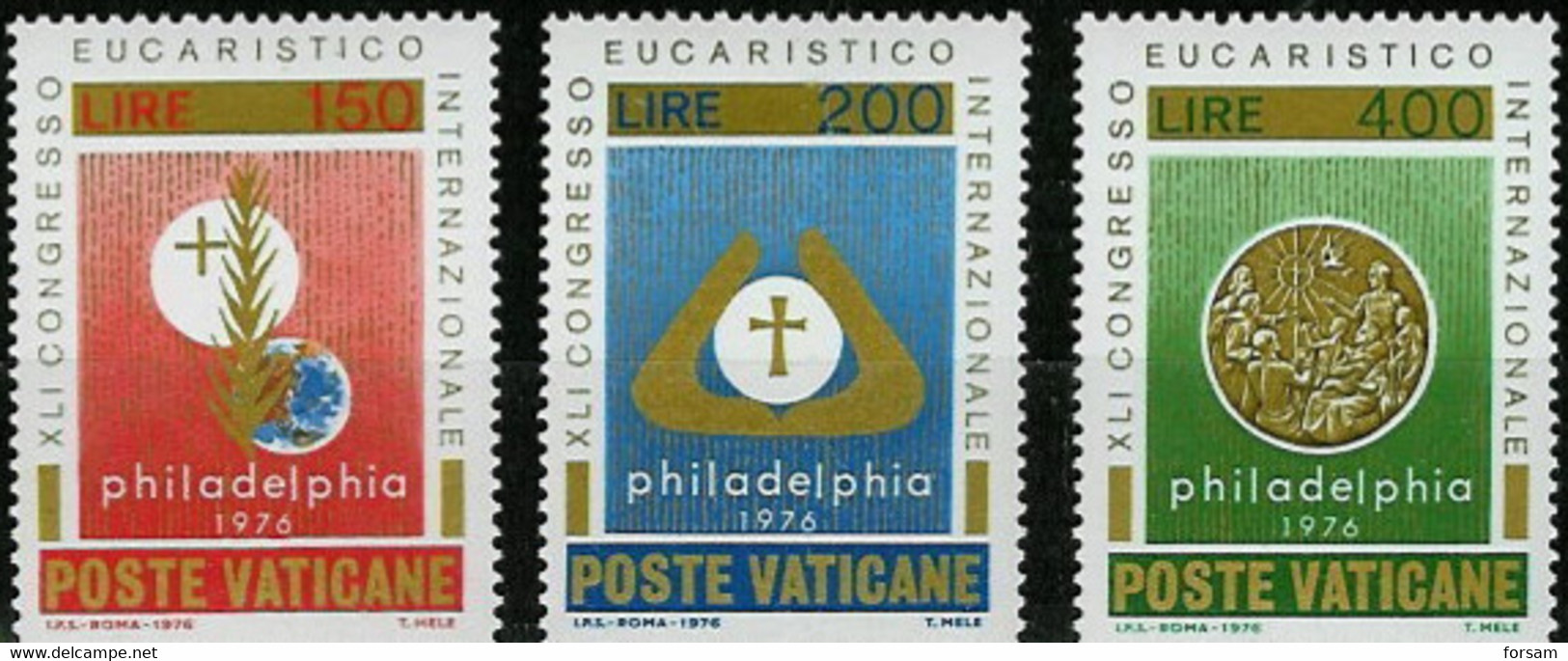 VATICAN..1976..Michel # 680-682...MNH. - Unused Stamps