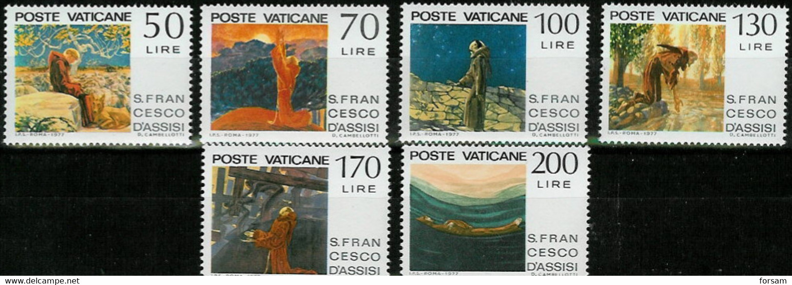 VATICAN..1977..Michel # 689-694...MNH. - Unused Stamps