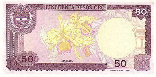 COLOMBIE   50 Pesos Oro   Daté Du 01-01-1986    Pick 425b     ***** BILLET  NEUF ***** - Colombie